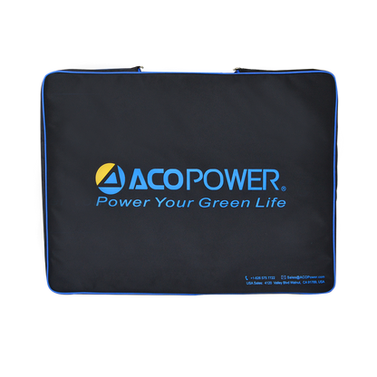 ACOPower Plk 120W Portable Solar Panel Kit, Lightweight Briefcase with 20A Charge Controller