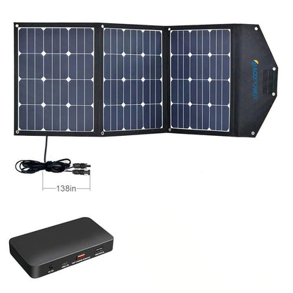 ACOPower Foldable Solar Panel Kit Suitcase --- 90W, 120W