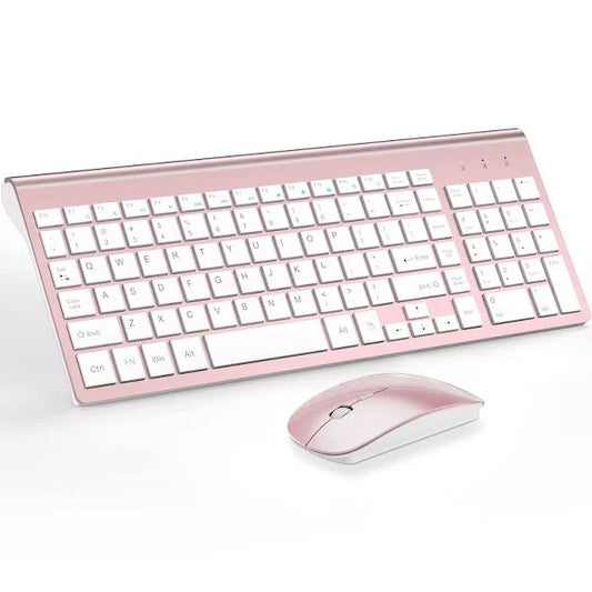 Wireless Keyboard And Ergonomic Mouse Set